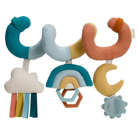 Rainbow Car Seat Spiral Activity Toy - Itzy Ritzy