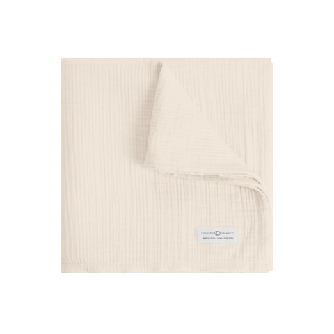 Natural Muslin Swaddle Blanket - Colored Organics