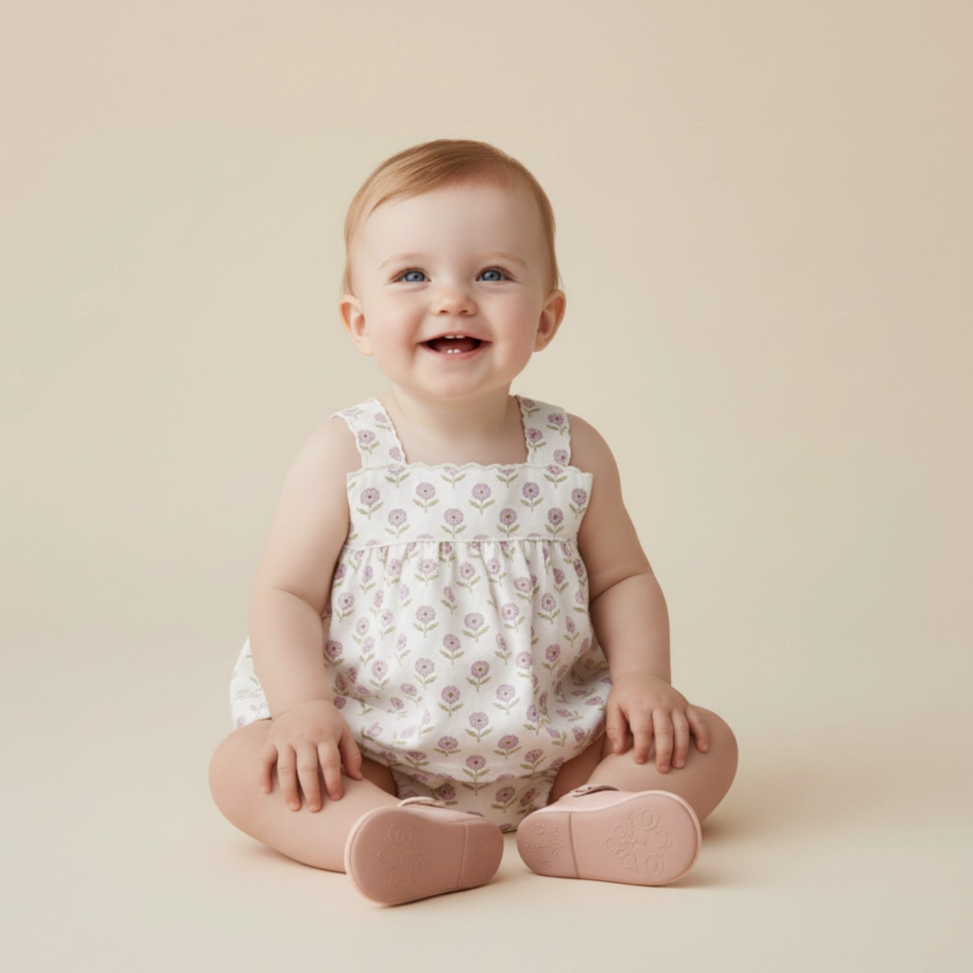 Lavender Scalloped Tank & Bloomer - Makemake Organics