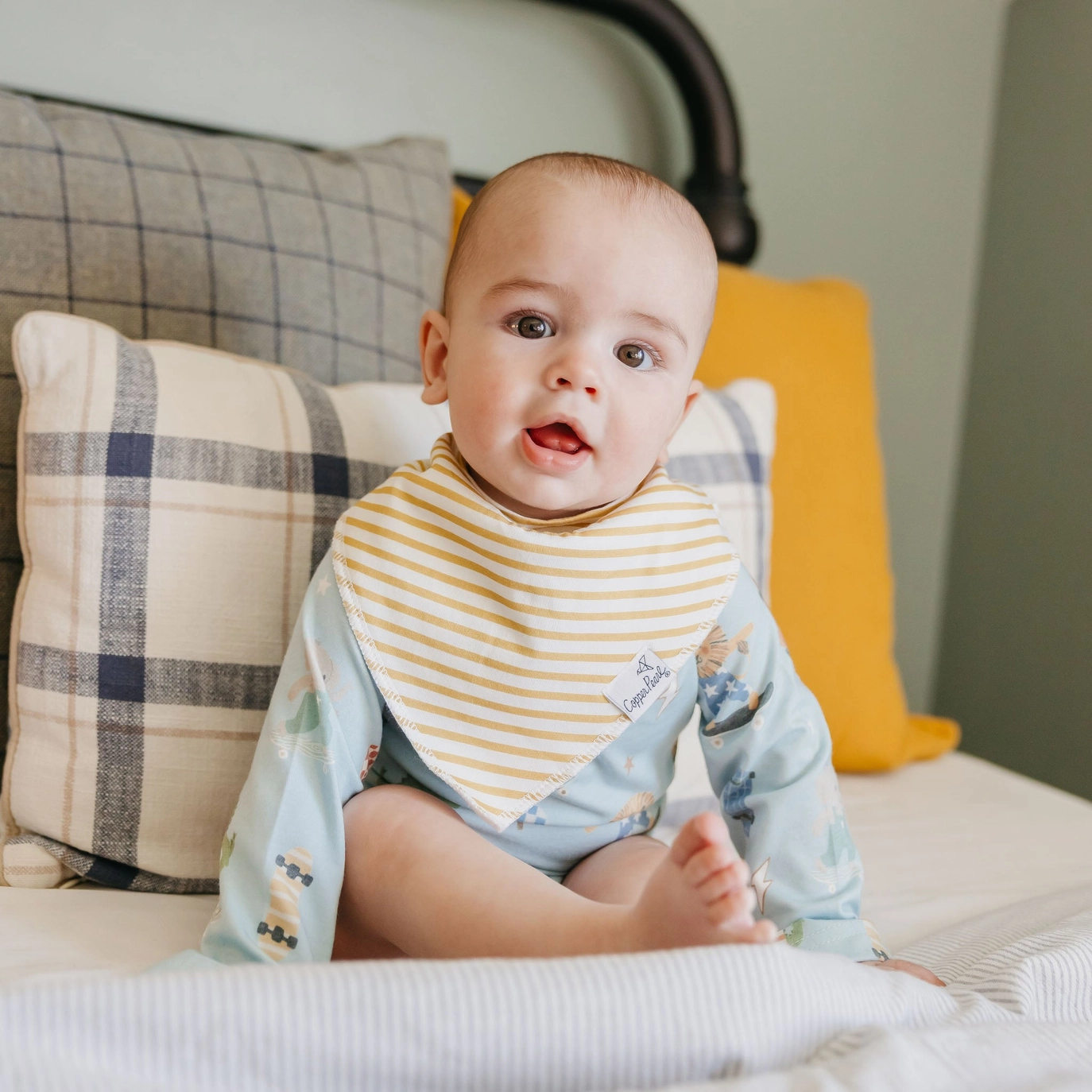 Speedster Bandana Bibs - Copper Pearl