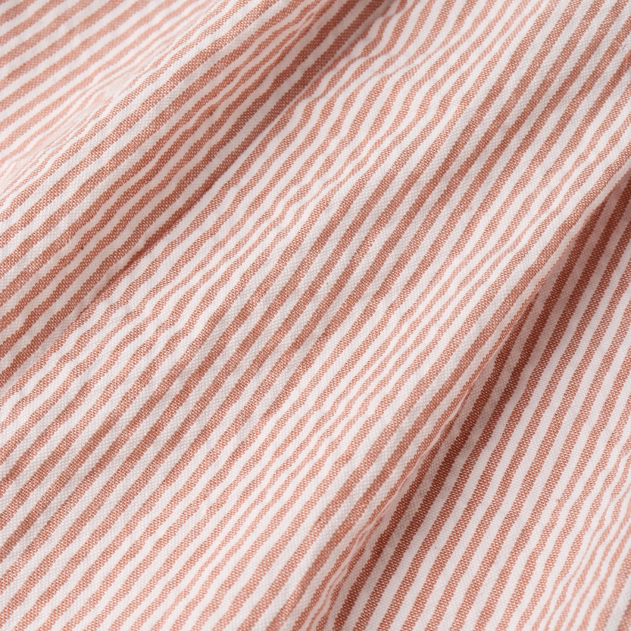 Coral Stripes Smocked Top & Bloomer Set - Makemake Organics