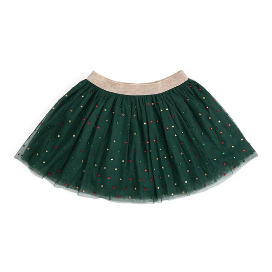 Emerald Rhinestone Tutu Skirt - Sweet Wink