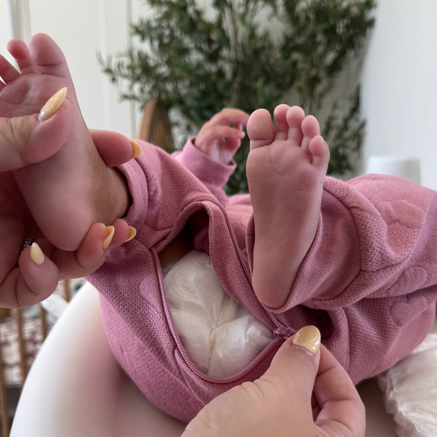 Pink I Heart U Long Sleeve Jumpsuit - Gunamuna