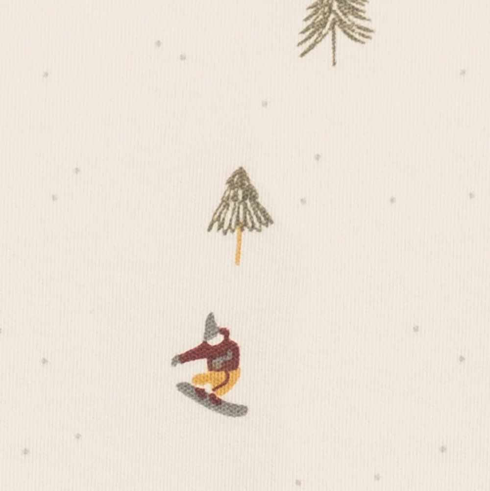 Ski Trails Peyton Footed Sleeper - Colored Organics