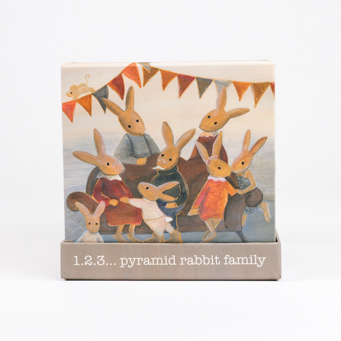Rabbit Family Pyramid 1.2.3 - Egmont Toys