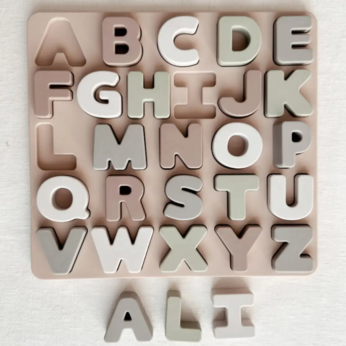 Large ABC Soft Silicone Puzzle - Ali + Oli