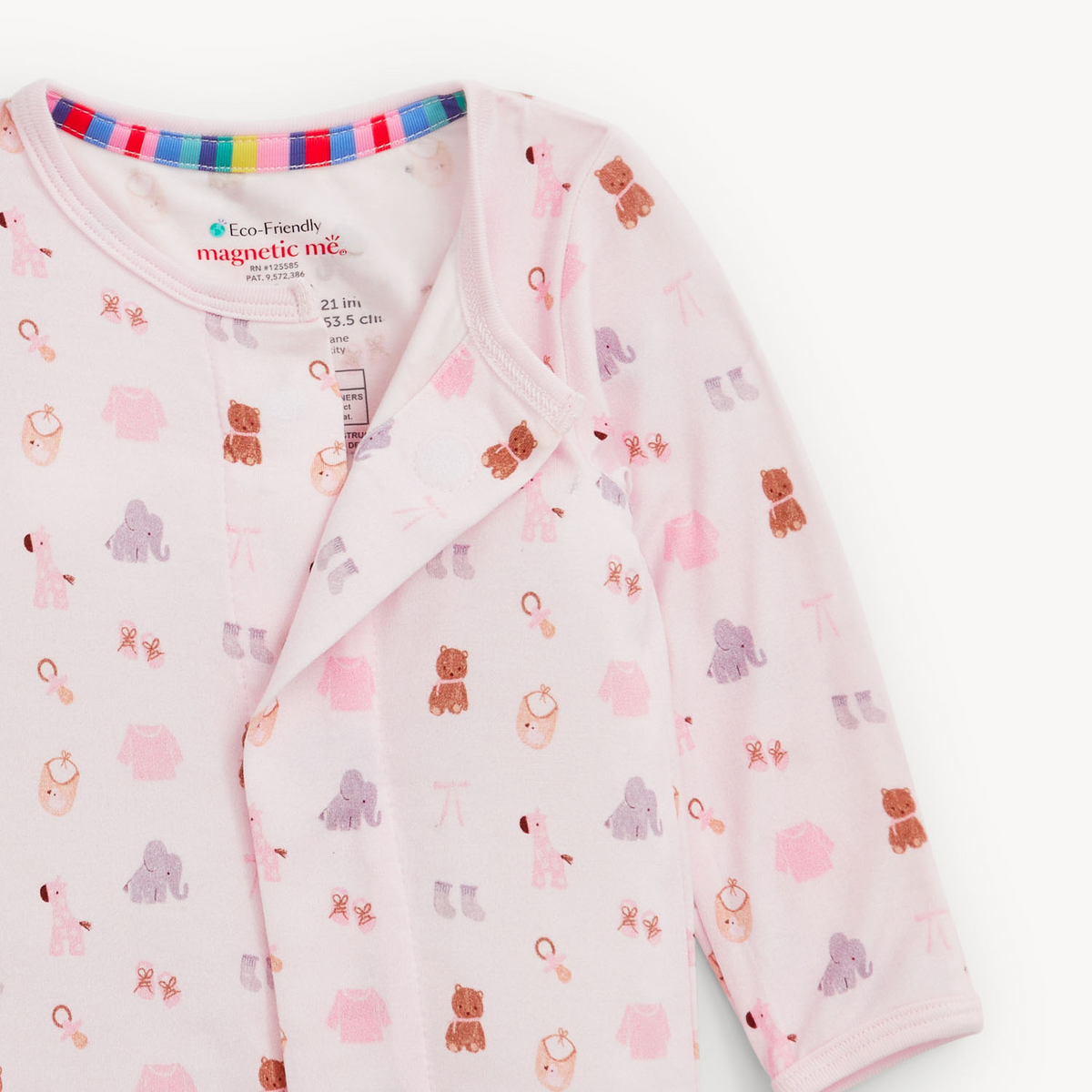 Nostalgia Pink Nursery Footie - Magnetic Me