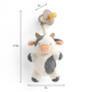 Cow Bitzy Pal & Pacifier -  Itzy Ritzy