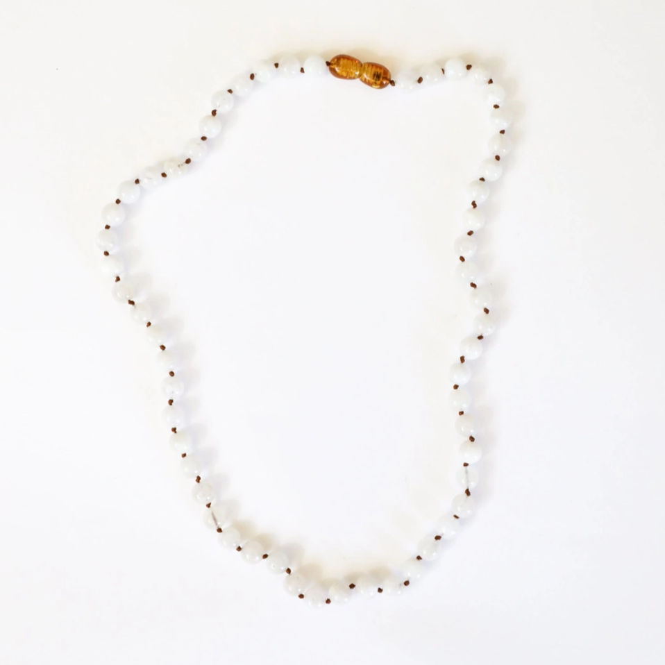 Pure Gemstone + Moonstone Necklace - CanyonLeaf