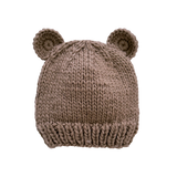 Tan Bear Hat - The Blueberry Hill