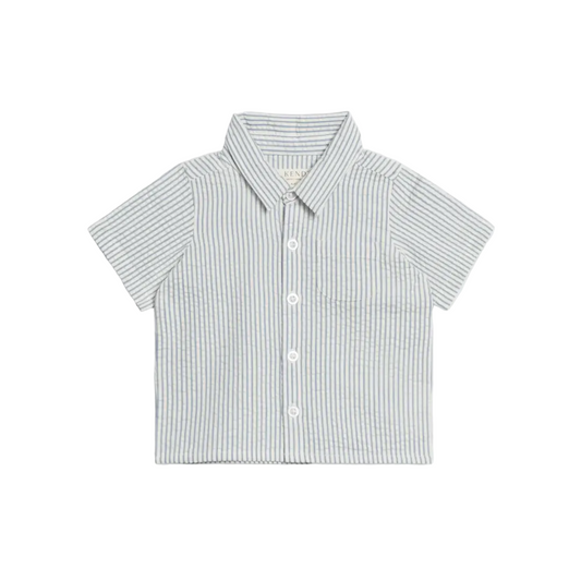 Sea Shore Stripe Landon Button Down - Kendi