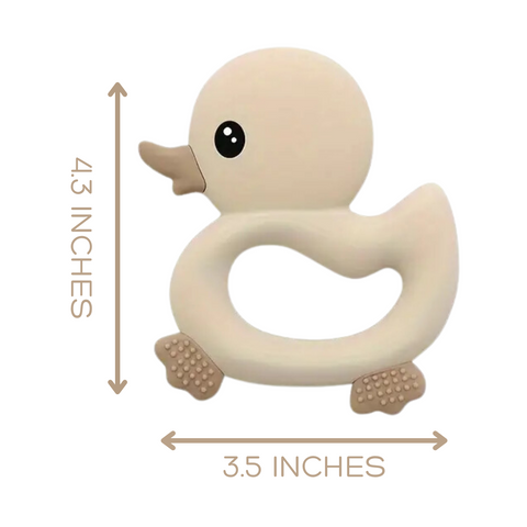 Silicone Duck Teether  - Seedlings & Sprouts