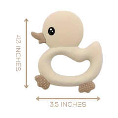 Silicone Duck Teether  - Seedlings & Sprouts