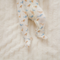 Whale Tales Zip Footie - Magnolia Baby