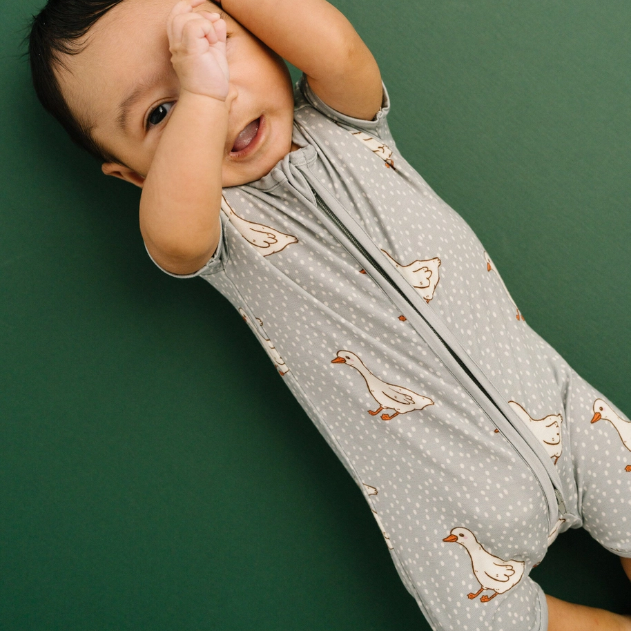 Classic Goose Short Romper - Little One Shop