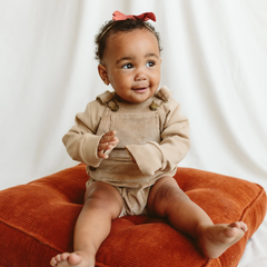 Champignon Corduroy Overall Romper - Goumi