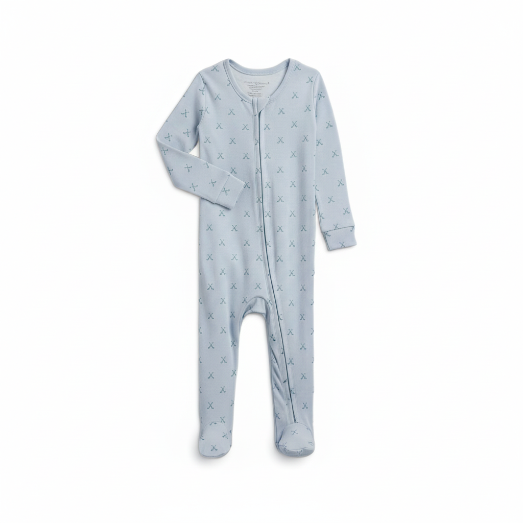 Tee Time Peyton Footed Sleeper - Colored Organics