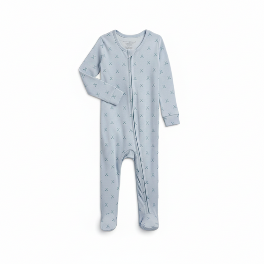 Tee Time Peyton Footed Sleeper - Colored Organics