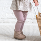 Mauve Lennon Ribbed Leggings - Kendi