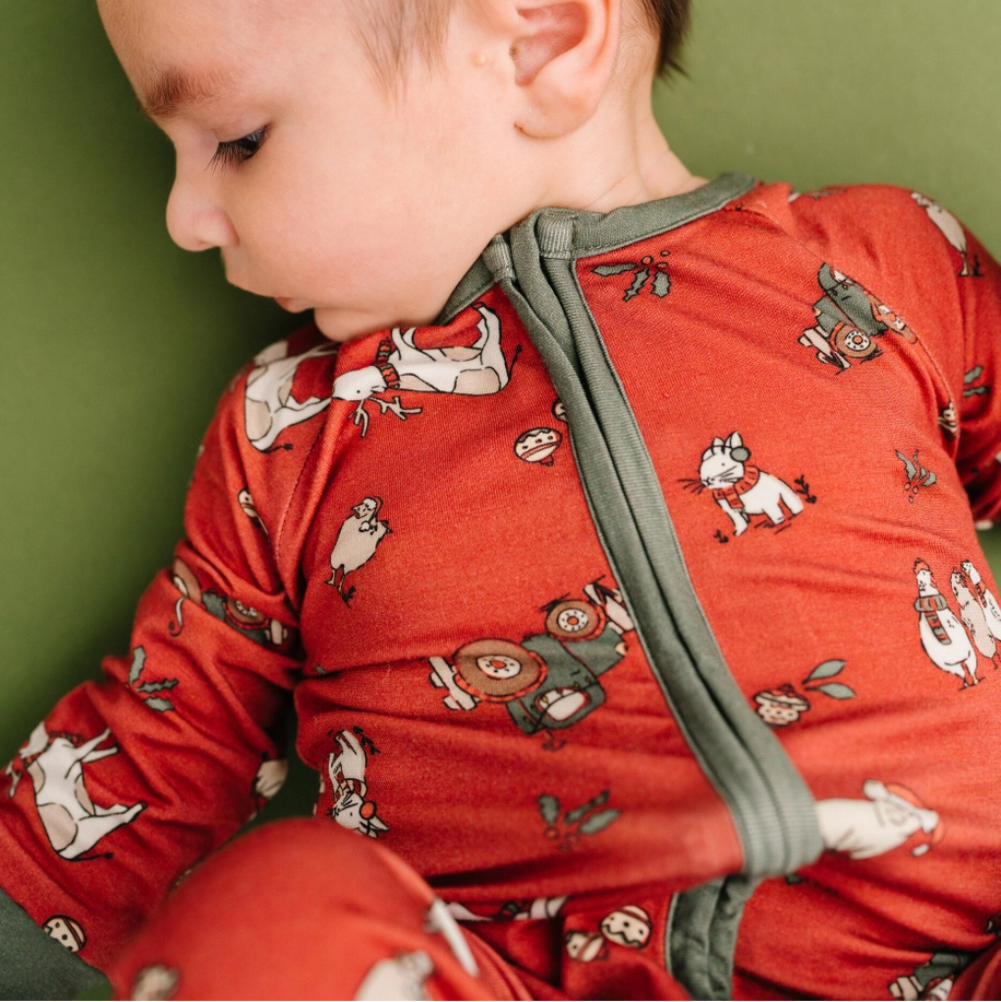 Christmas Farm Bamboo Sleeper - Little One Shop