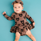 Brown Bear Bodysuit Dress - Little One Shop