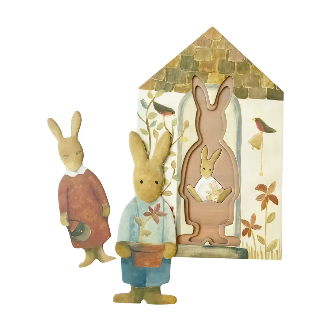 Rabbit Multi Layer Puzzle - Egmont Toys
