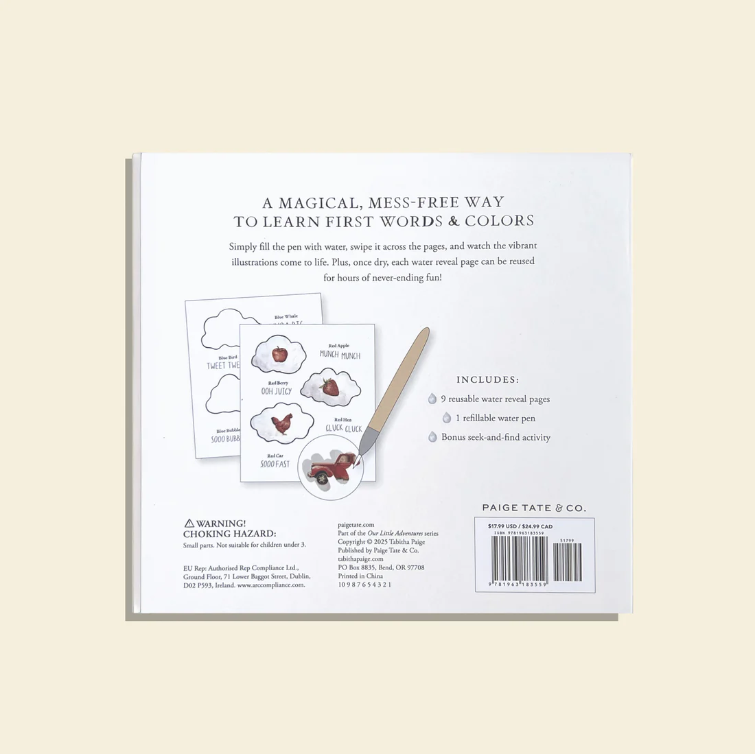 Wishy Washy Water Reveal - Paige Tate & Co