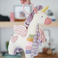 Unicorn Bitzy Bespoke Link & Love Activity Toy - Itzy Ritzy