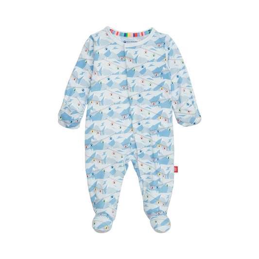 Blue Apres Chic Footie - Magnetic Me