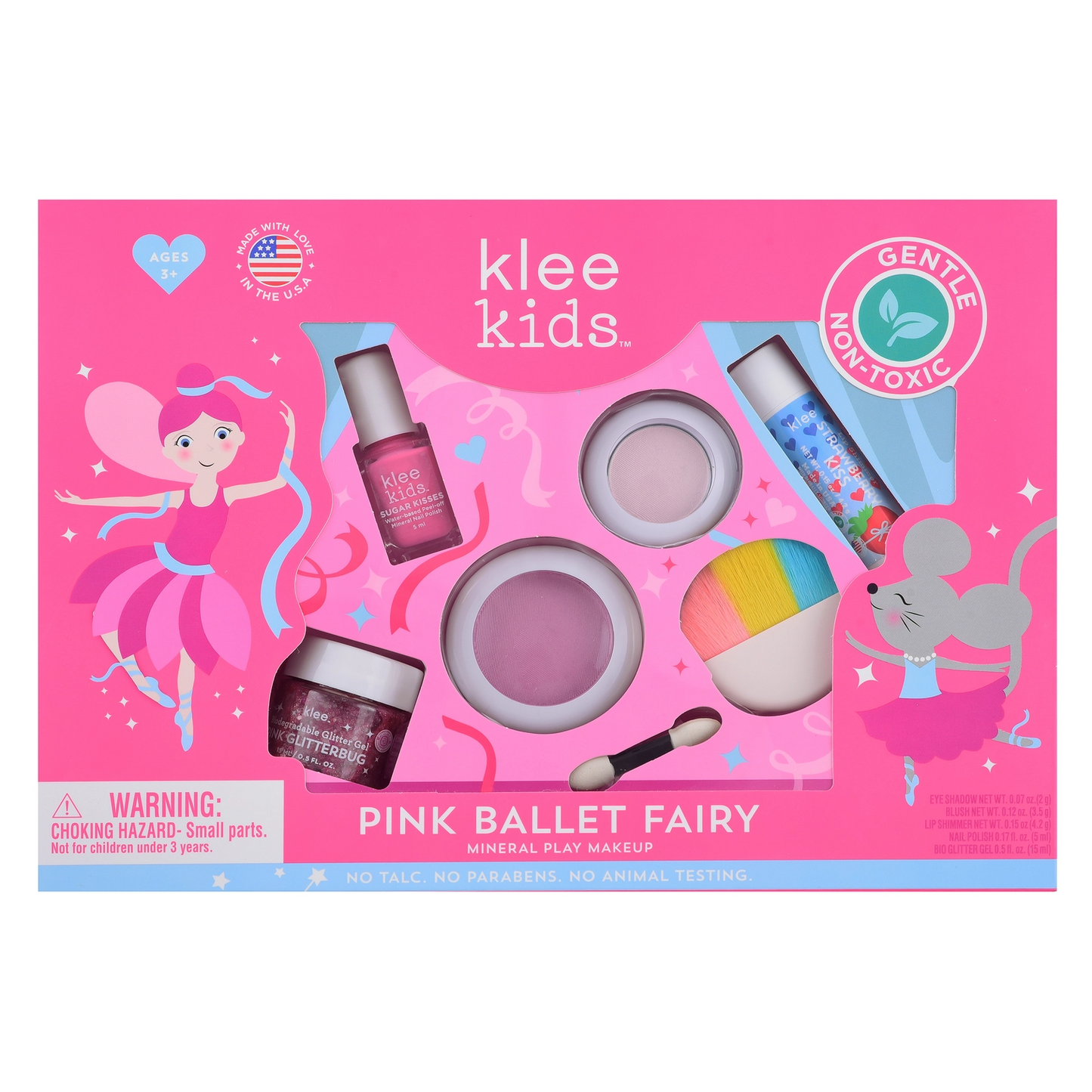 Pink Ballet Fairy Deluxe Makeup Kit - Klee Naturals