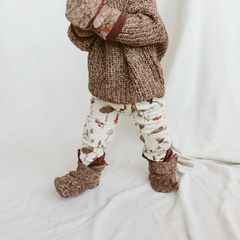 Bark Knit Baby Boots - Goumi