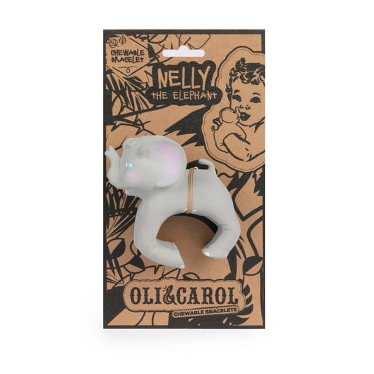 Nelly the Elephant Teether - Oli & Carol
