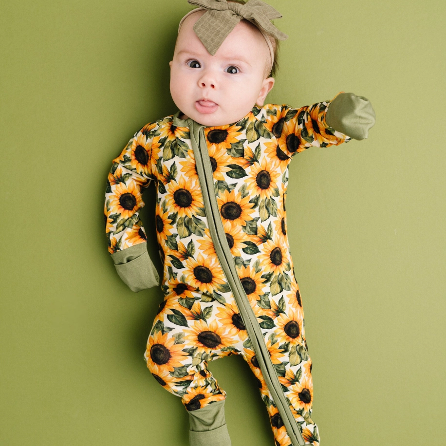 Wild Sunflower Bamboo Sleeper - Little One Shop