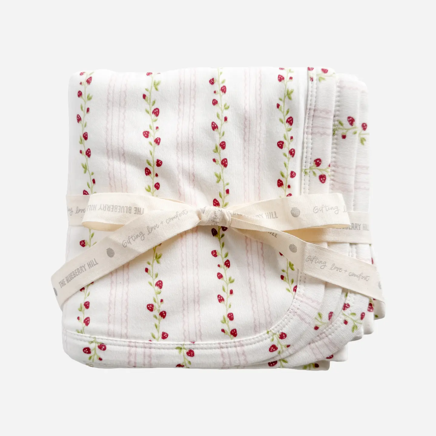 Strawberry Hooded Towel - The Blueberry Hill