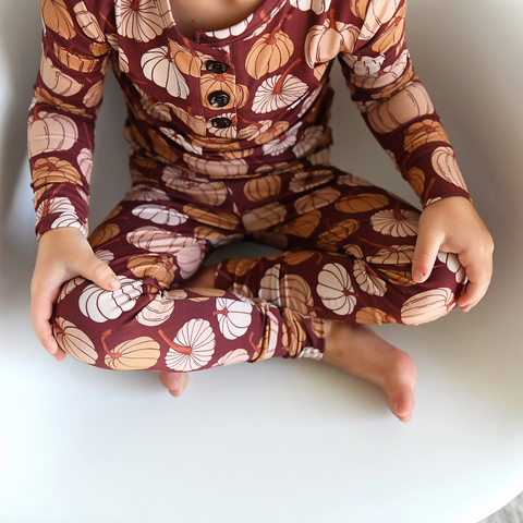 Salem Pumpkin Two Piece Set - Gigi & Max
