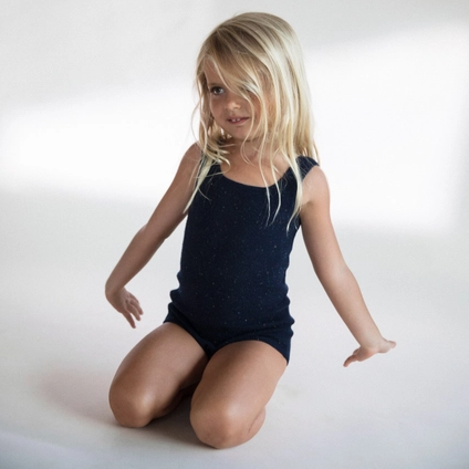 Speckled Midnight Knit Bodysuit - Raised By Water