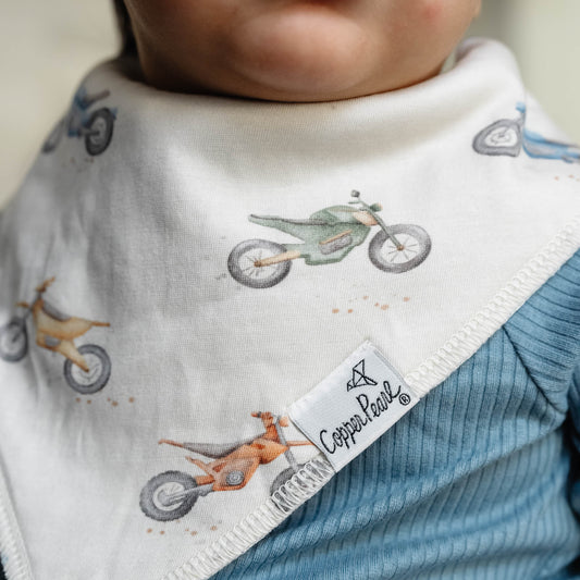 Ryder Bandana Bib Set (4 pack) - Copper Pearl