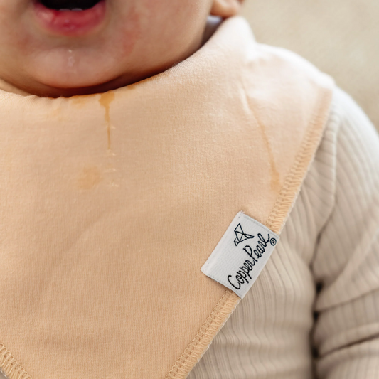 Ryder Bandana Bib Set (4 pack) - Copper Pearl