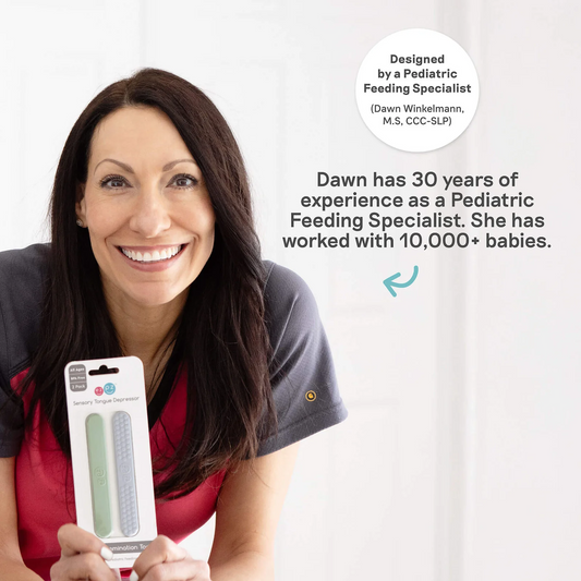 Indigo Toothbrush & Tongue Depressor - ezpz