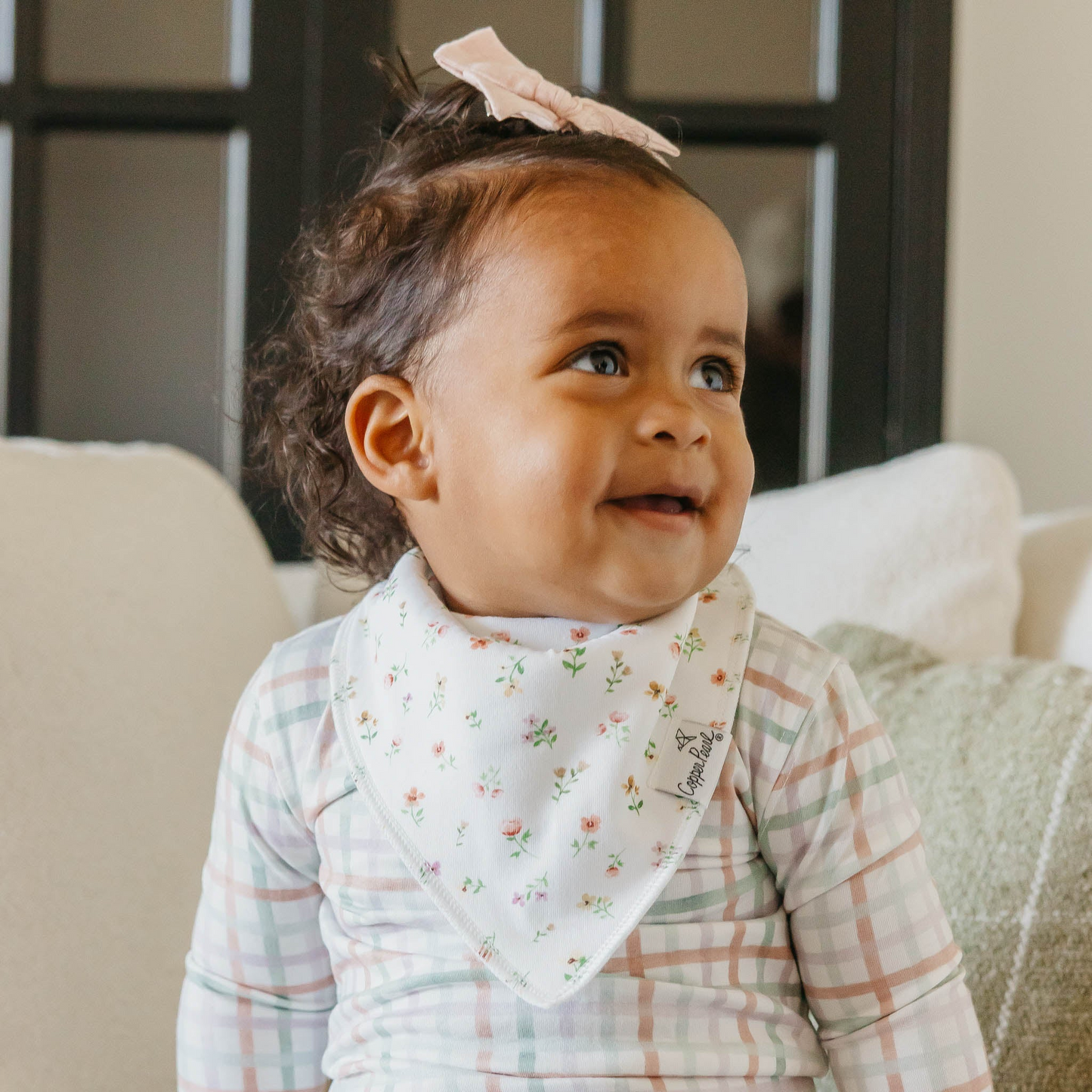 Natalie Bandana Bib Set (4 pack) - Copper Pearl