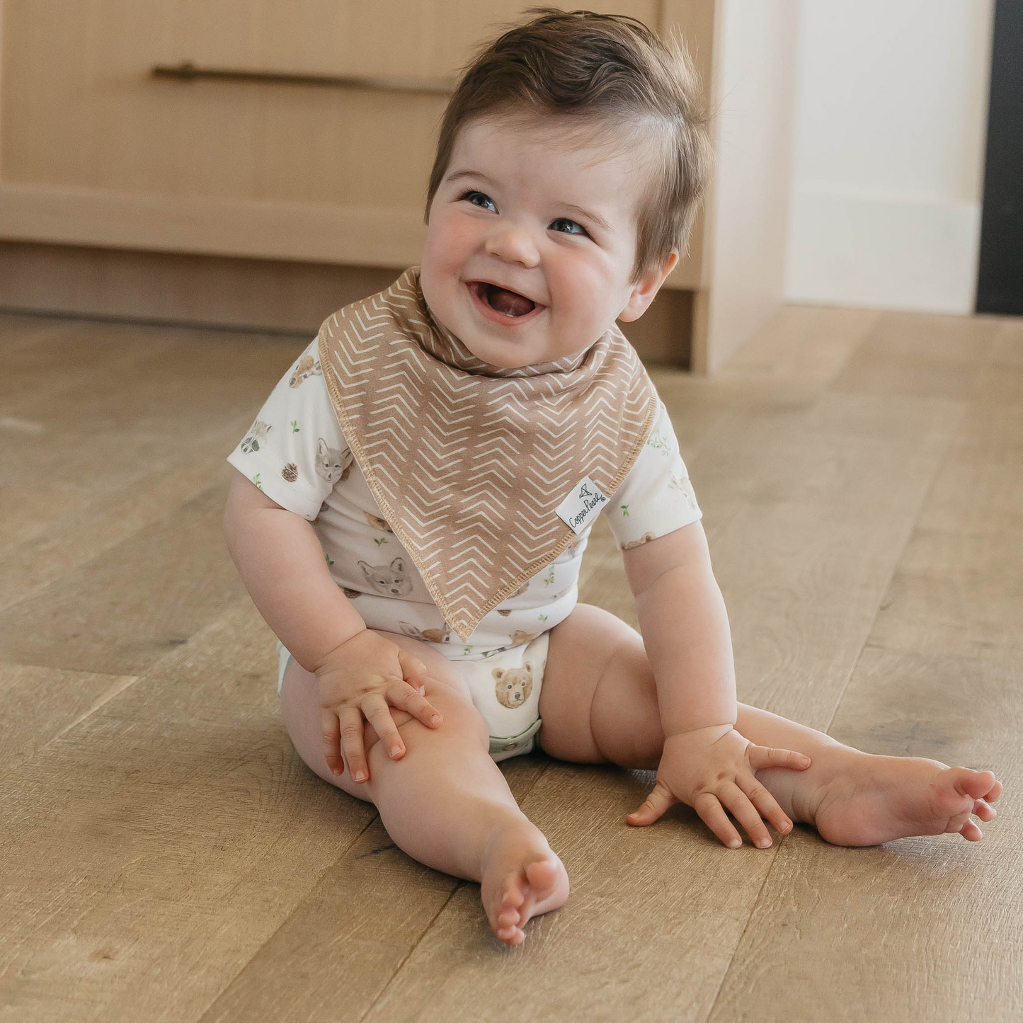 Wilder Bandana Bib Set (4 pack) - Copper Pearl