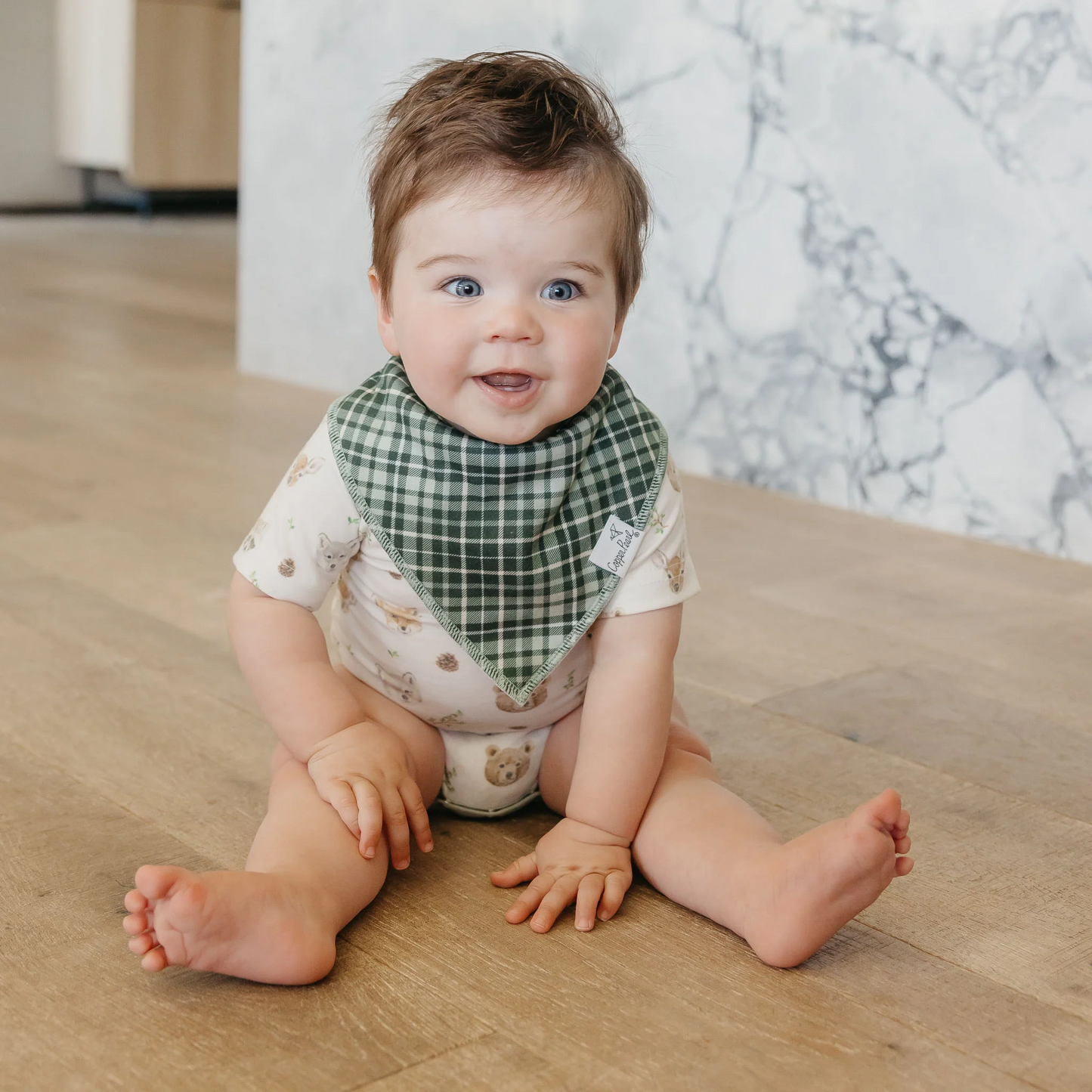 Wilder Bandana Bib Set (4 pack) - Copper Pearl