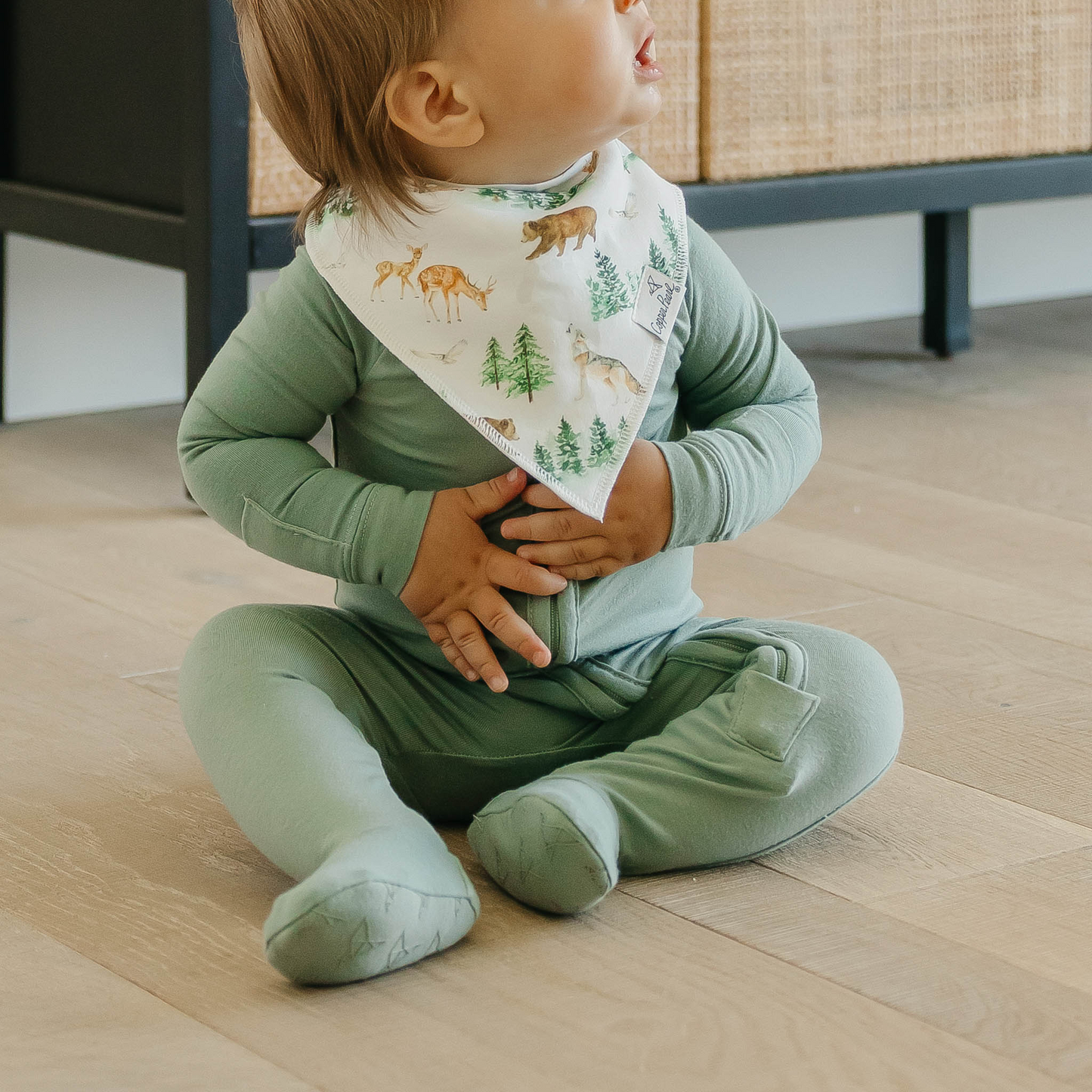 Wilder Bandana Bib Set (4 pack) - Copper Pearl