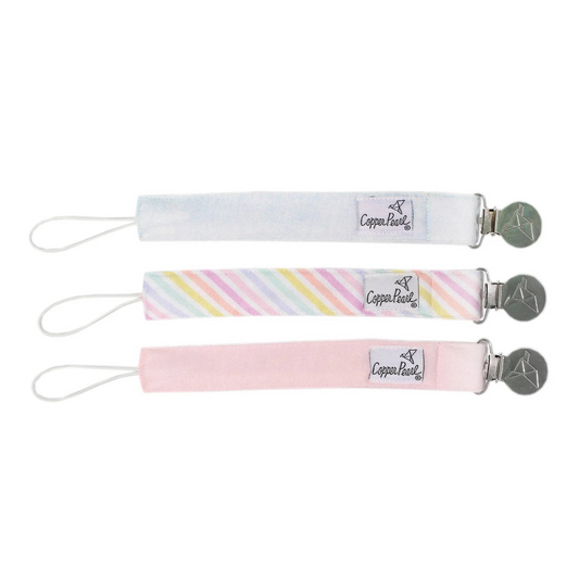 Lucky Binky Clip Set - Copper Pearl