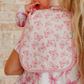 Bow My Gosh Burp Cloths - Copper Pearl