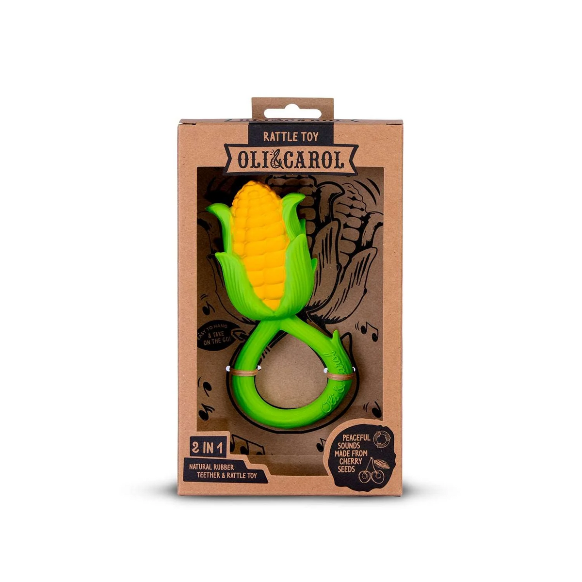 Corn Rattle Toy - Oli & Carol