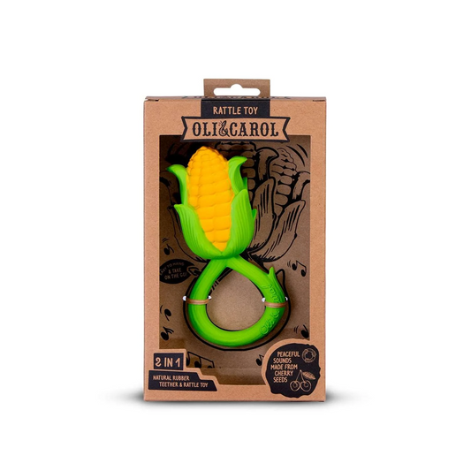 Corn Rattle Toy - Oli & Carol
