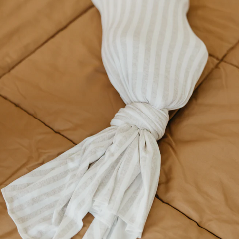 Coastal Swaddle Blanket - Copper Pearl