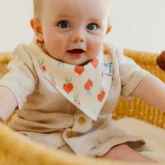 Veggie Bandana Bibs - Copper Pearl