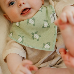 Cove Bandana Bibs - Copper Pearl